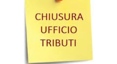 CHIUSURA UFFICIO TRIBUTI