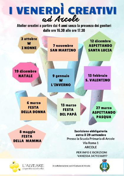 I Venerdì Creativi ad Arcole