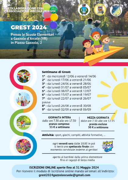 GREST GAZZOLO 2024 GREST GAZZOLO 2024