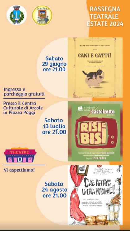RASSEGNA TEATRALE ESTATE 2024