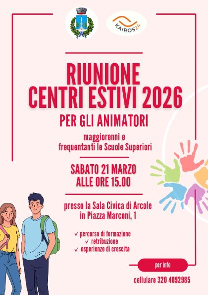 Riunione animatori Centri Estivi 2026