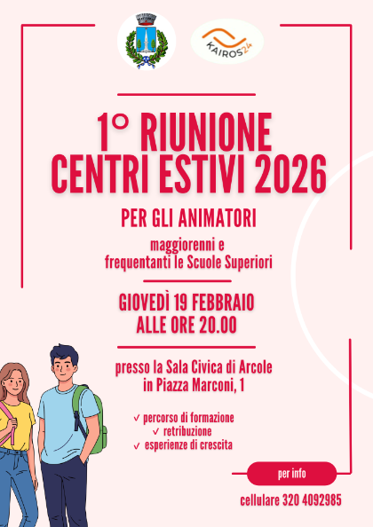 Riunione animatori Centri estivi 2026