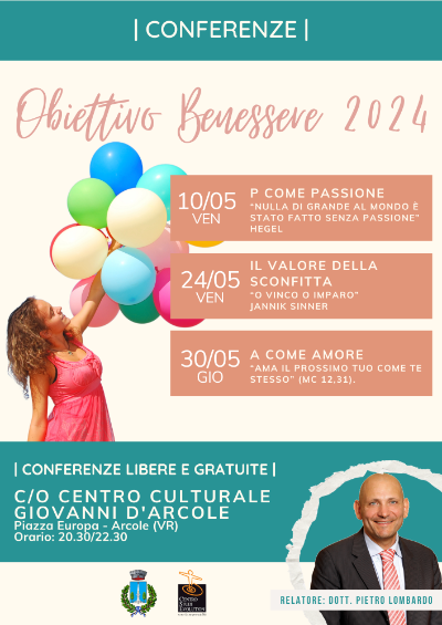 SERATE OBIETTIVO BENESSERE. PIETRO LOMBARDO