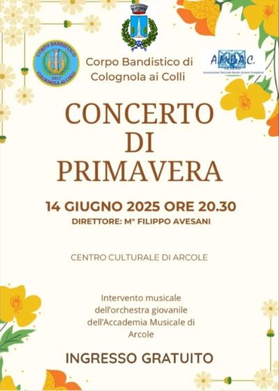 Concerto di primavera - corpo bandistico
